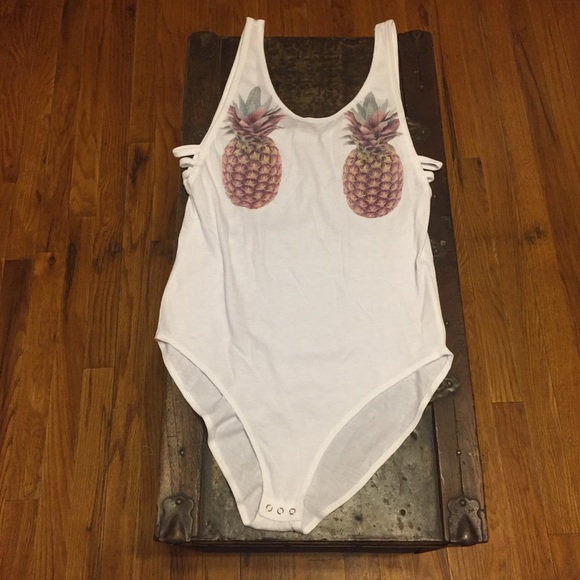 PINK Victoria's Secret Other - Victoria's Secret Pineapple body suit